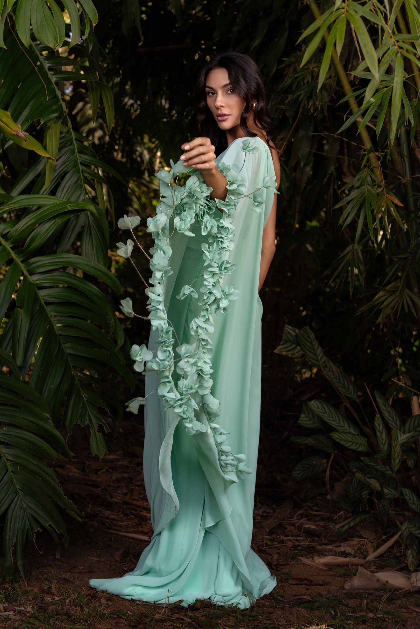 BARI DRESS - Mint Green