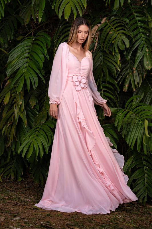 BEJA DRESS - Blush Pink