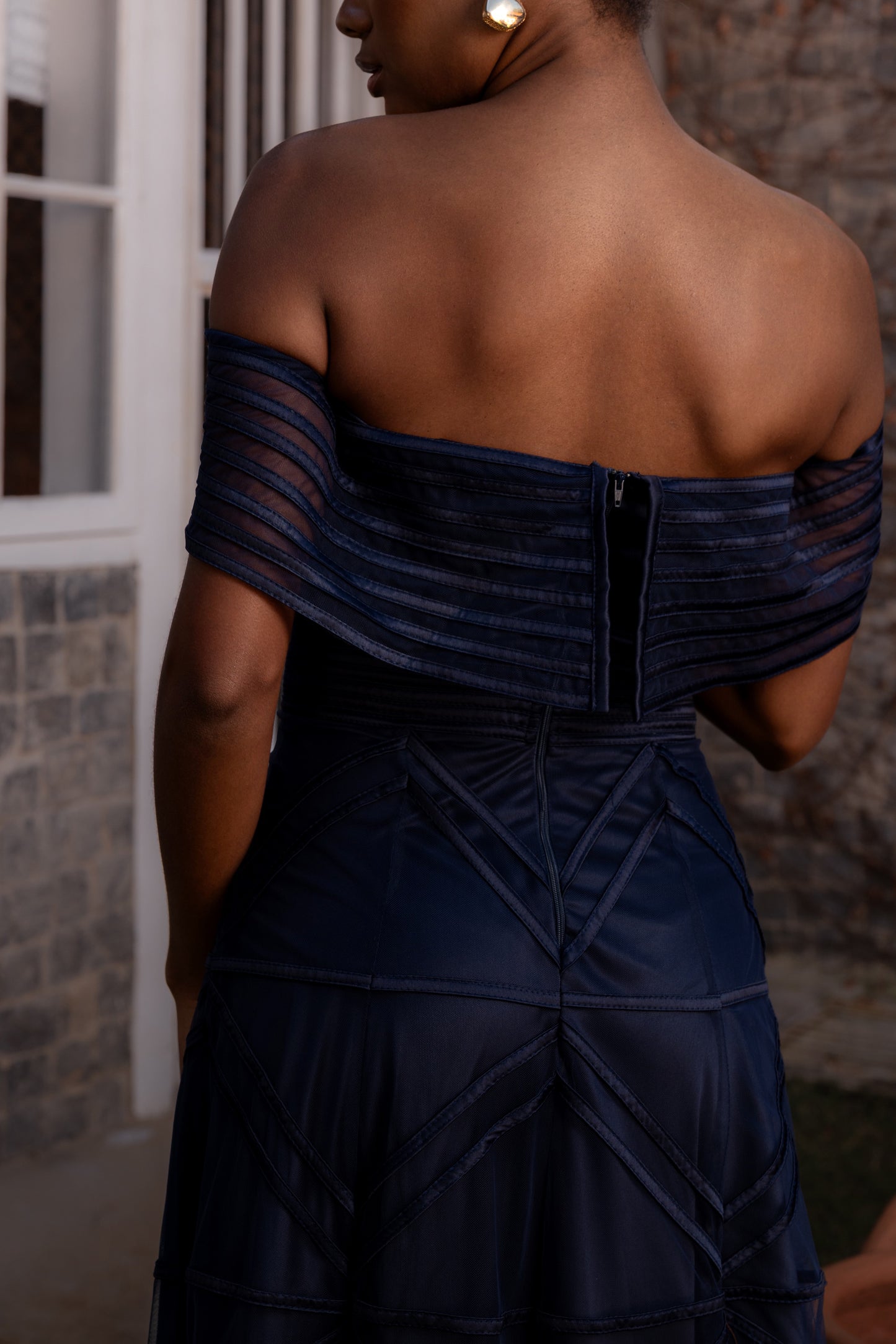LISBOA DRESS - Navy Blue