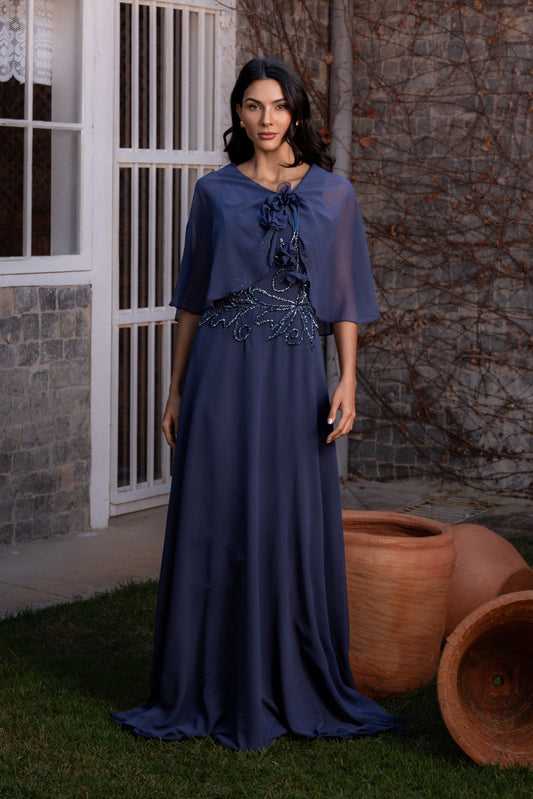 BIOT DRESS - Navy Blue
