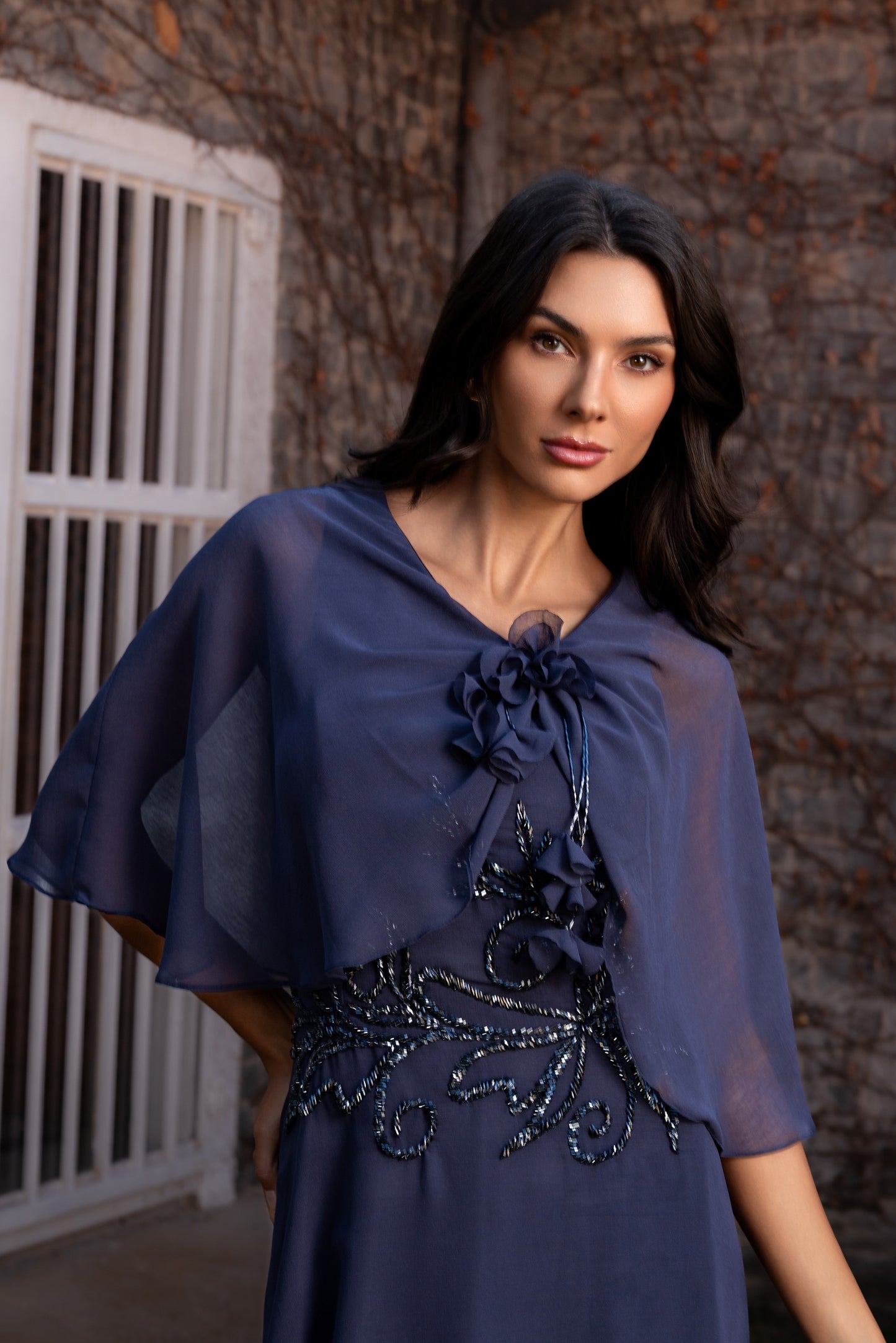 BIOT DRESS - Navy Blue