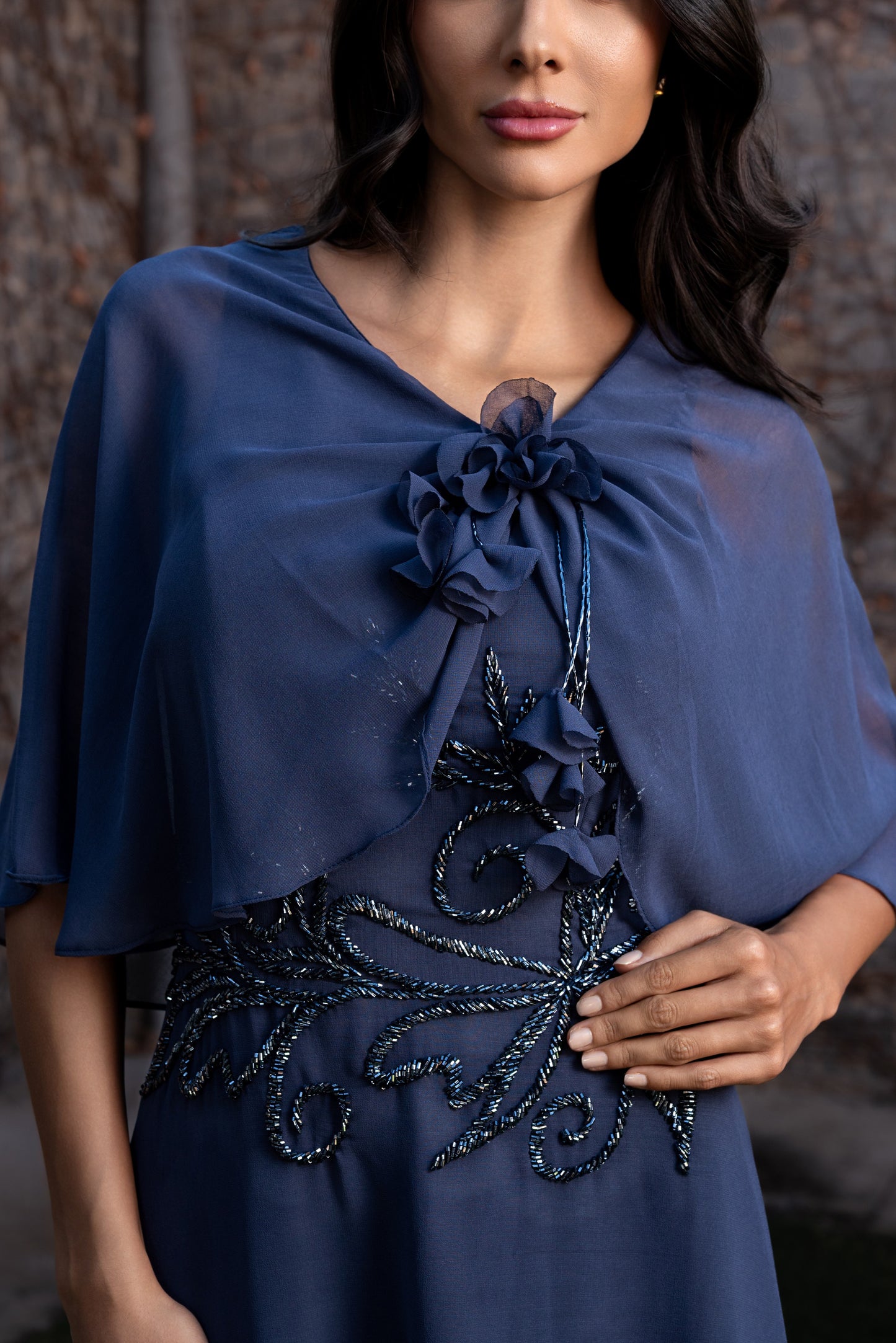 BIOT DRESS - Navy Blue