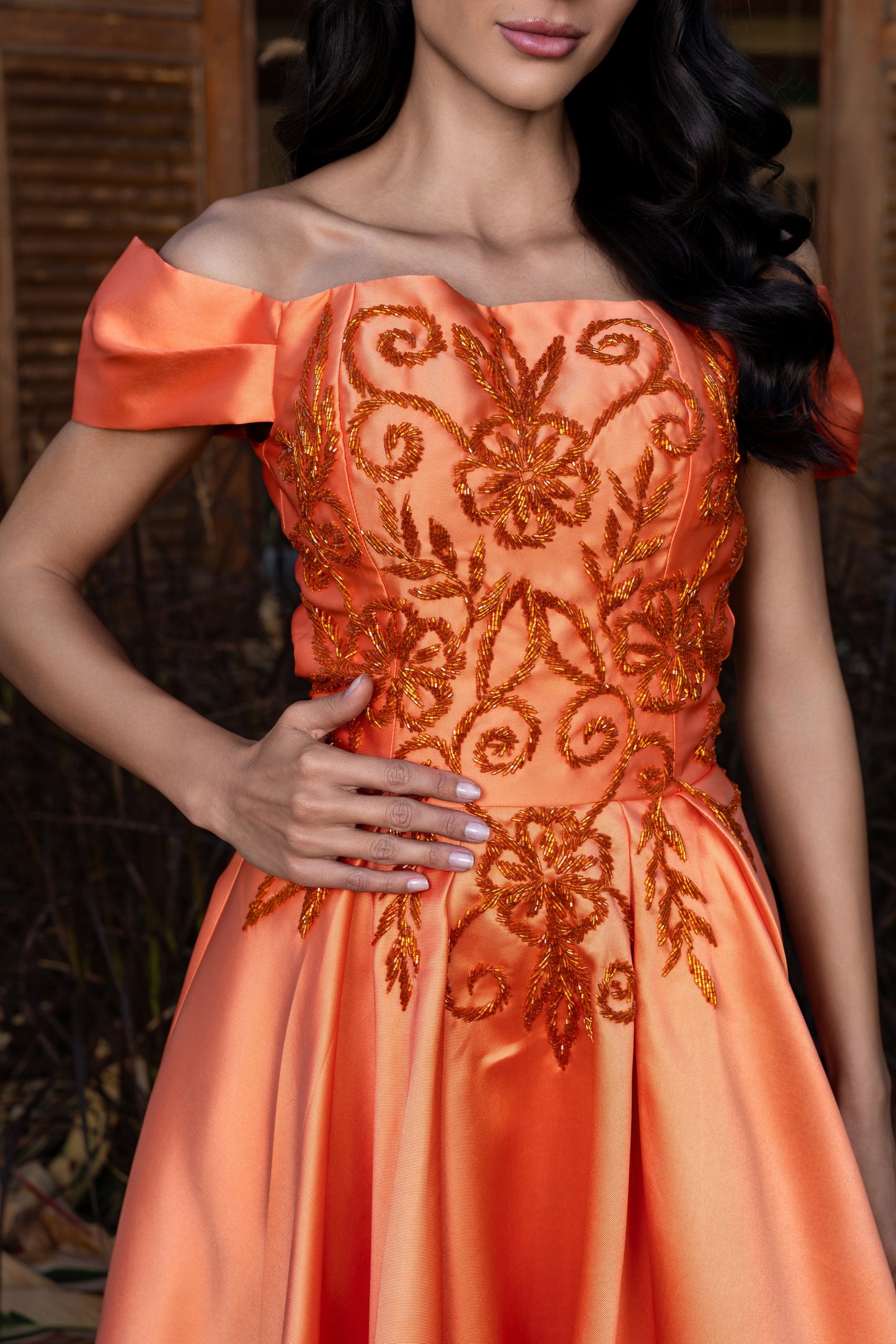 LIMOGES DRESS - Orange