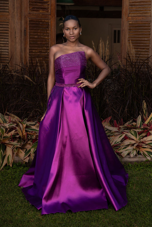 SAINT-DENIS DRESS - Fuchsia