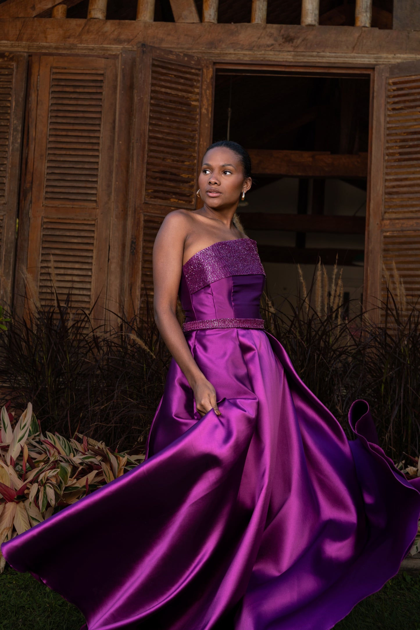 SAINT-DENIS DRESS - Fuchsia