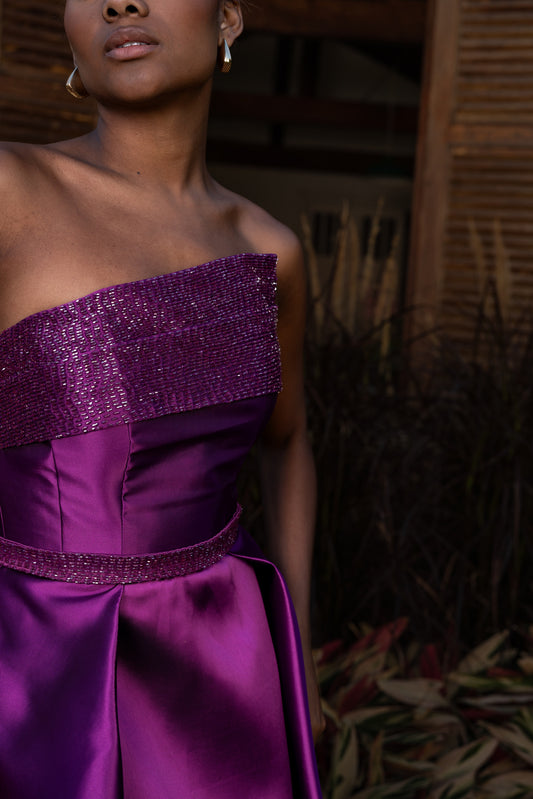 SAINT-DENIS DRESS - Fuchsia