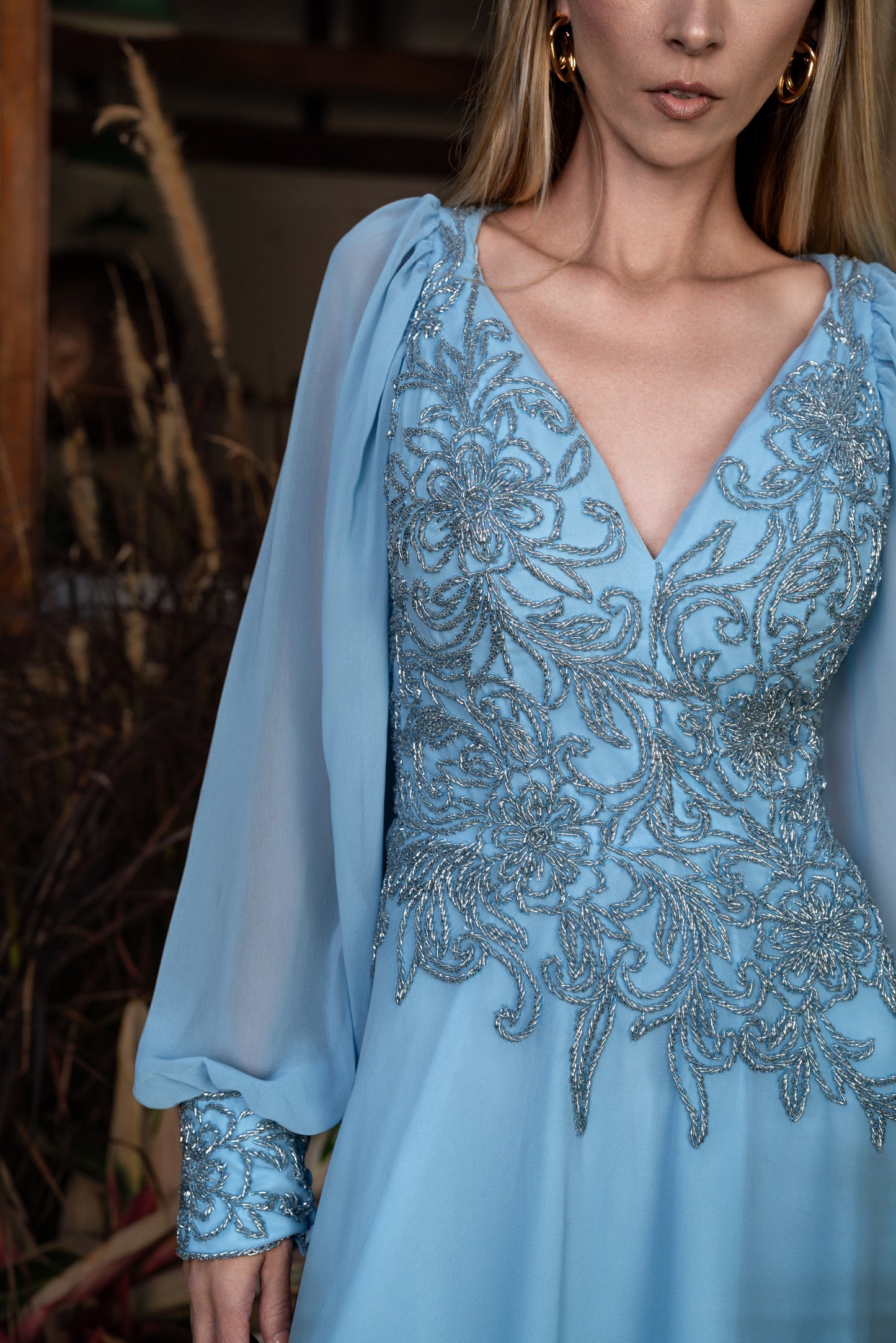 CASSIS DRESS - Serenity Blue
