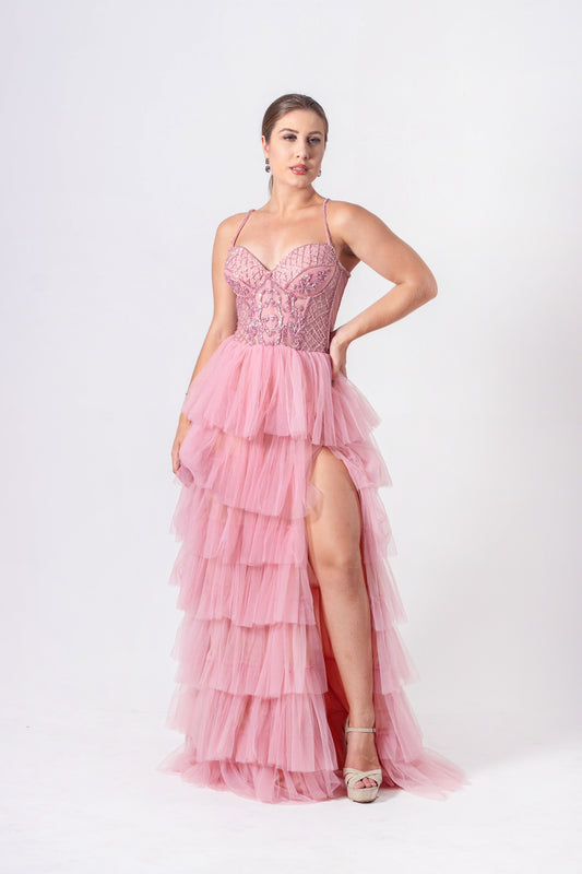 BREST DRESS - Blush Pink