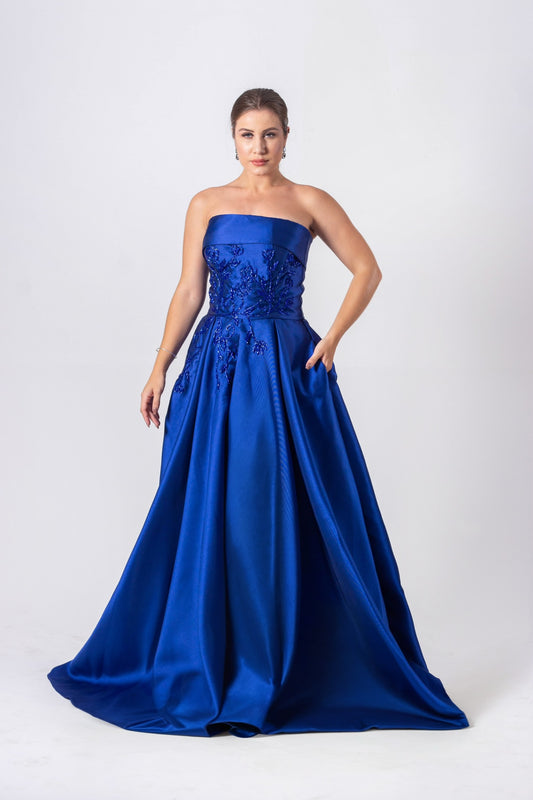 CREUSE DRESS - Royal Blue