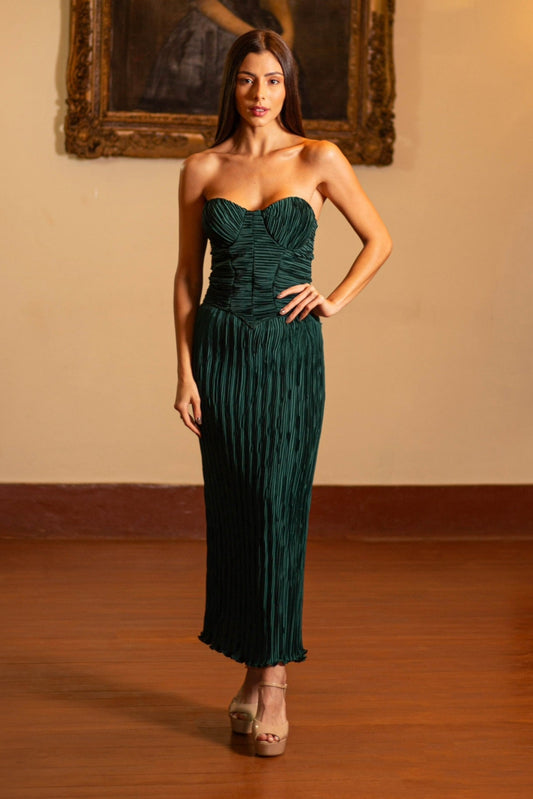 SPARTA DRESS - Emerald Green