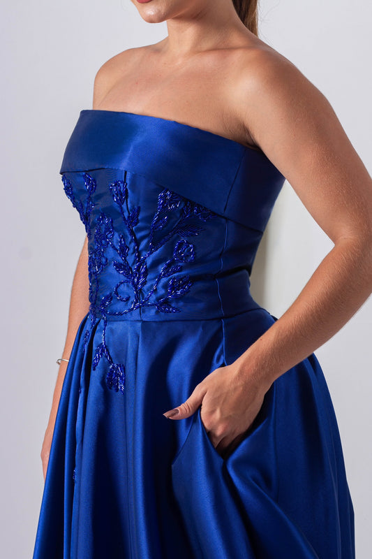CREUSE DRESS - Royal Blue