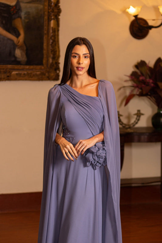 CAHORS DRESS - Serenity Blue