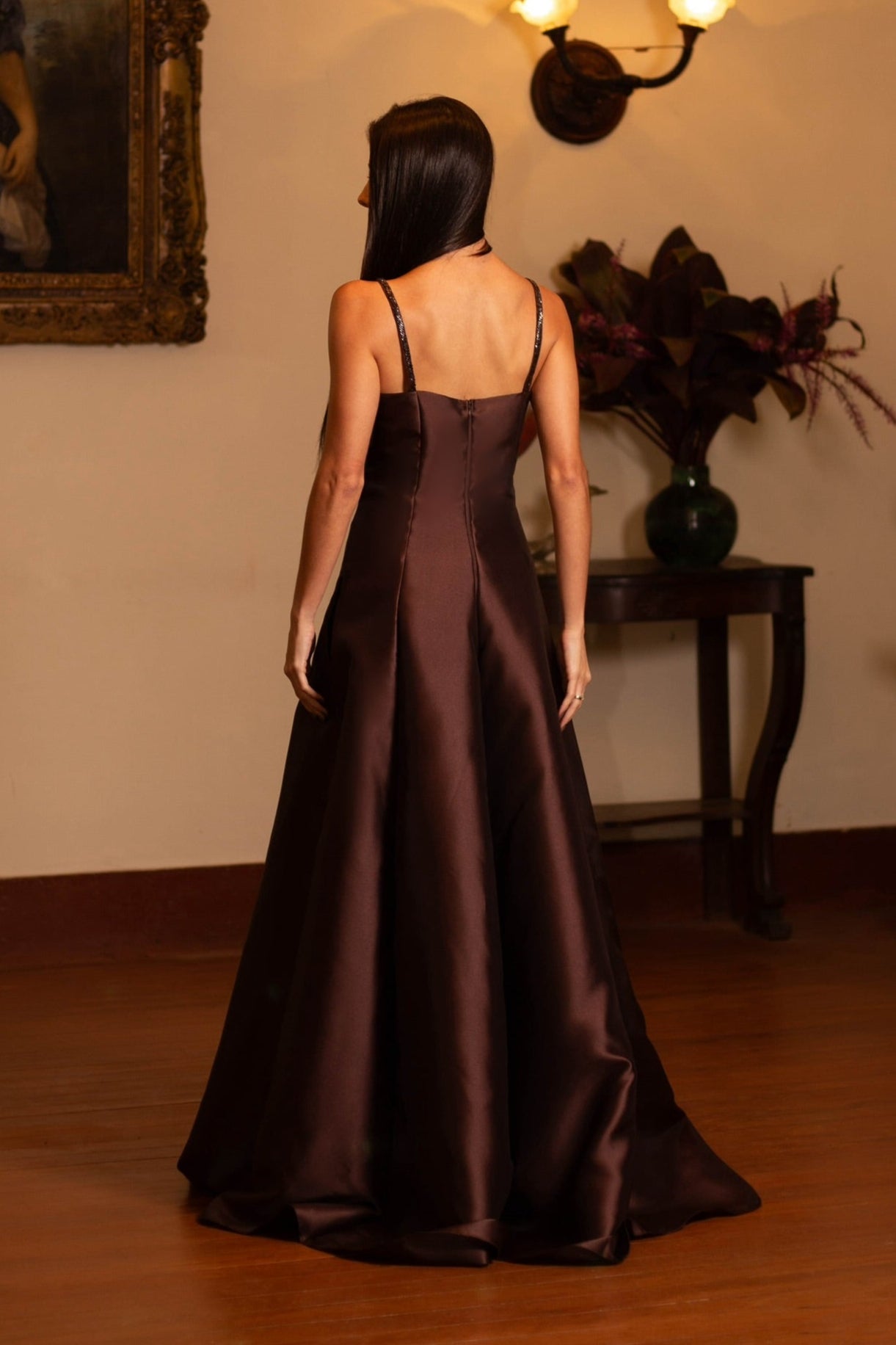 NIORT DRESS - Mocha Mousse