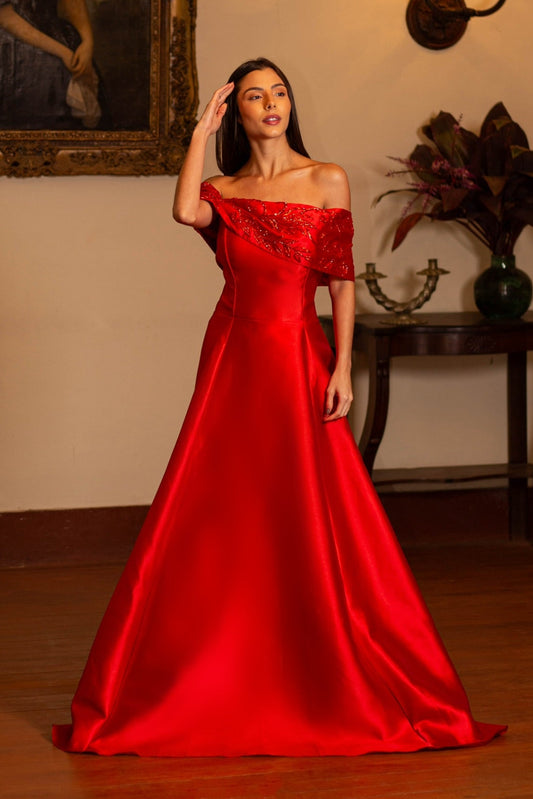 SAINT-LÔ DRESS - Red