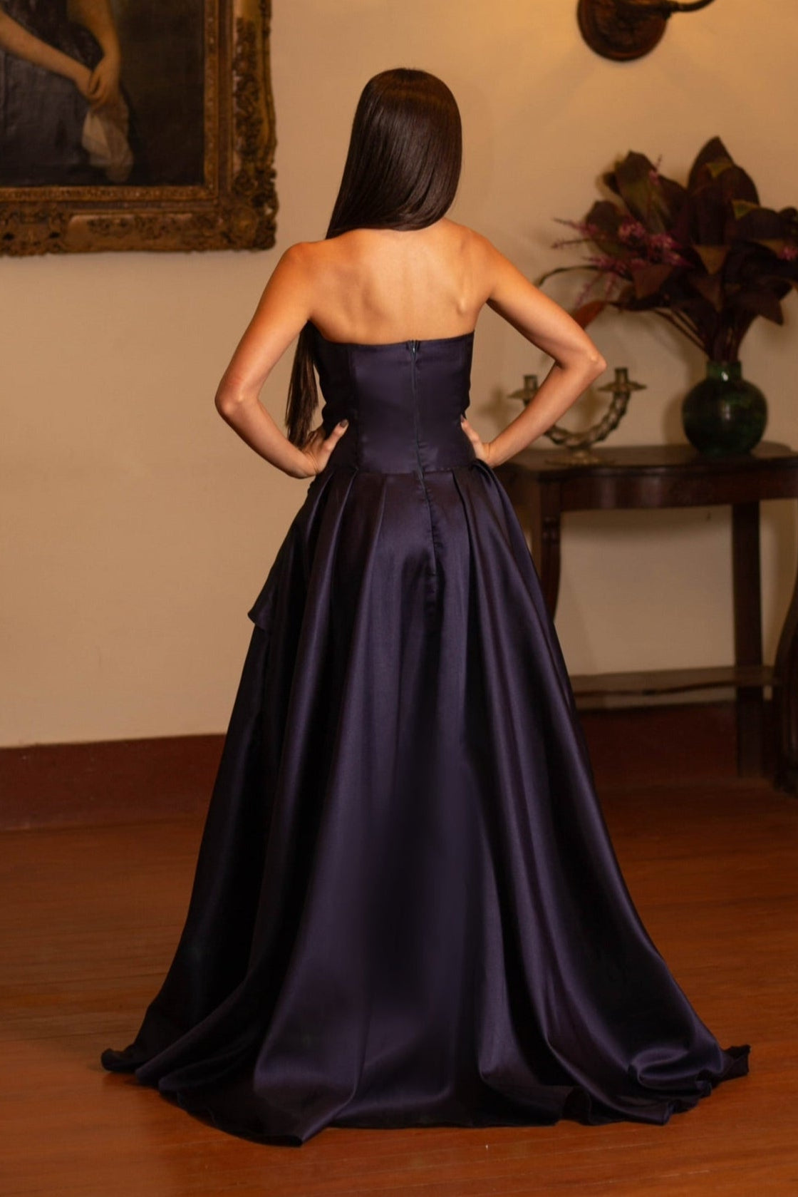 LANNION DRESS - Navy Blue