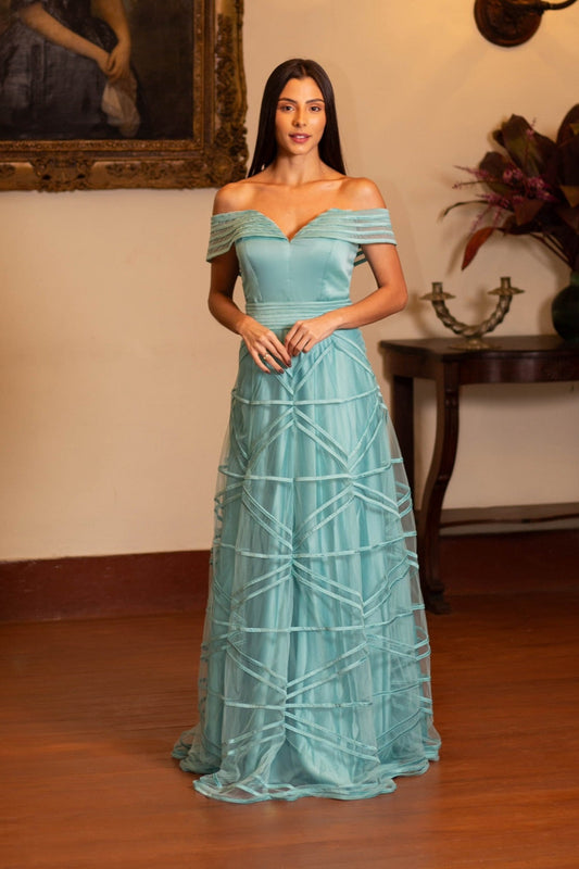LISBOA DRESS - Mint Green