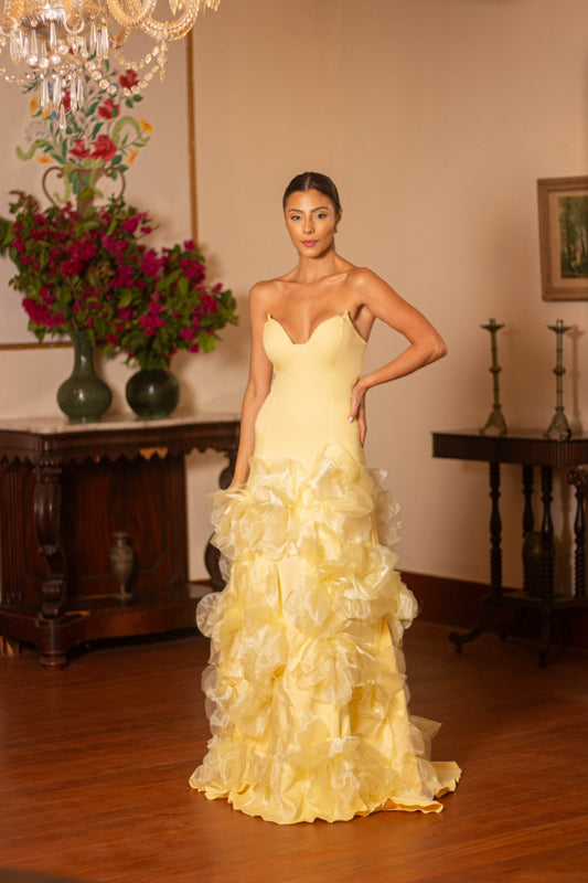 MADRID DRESS - Yellow