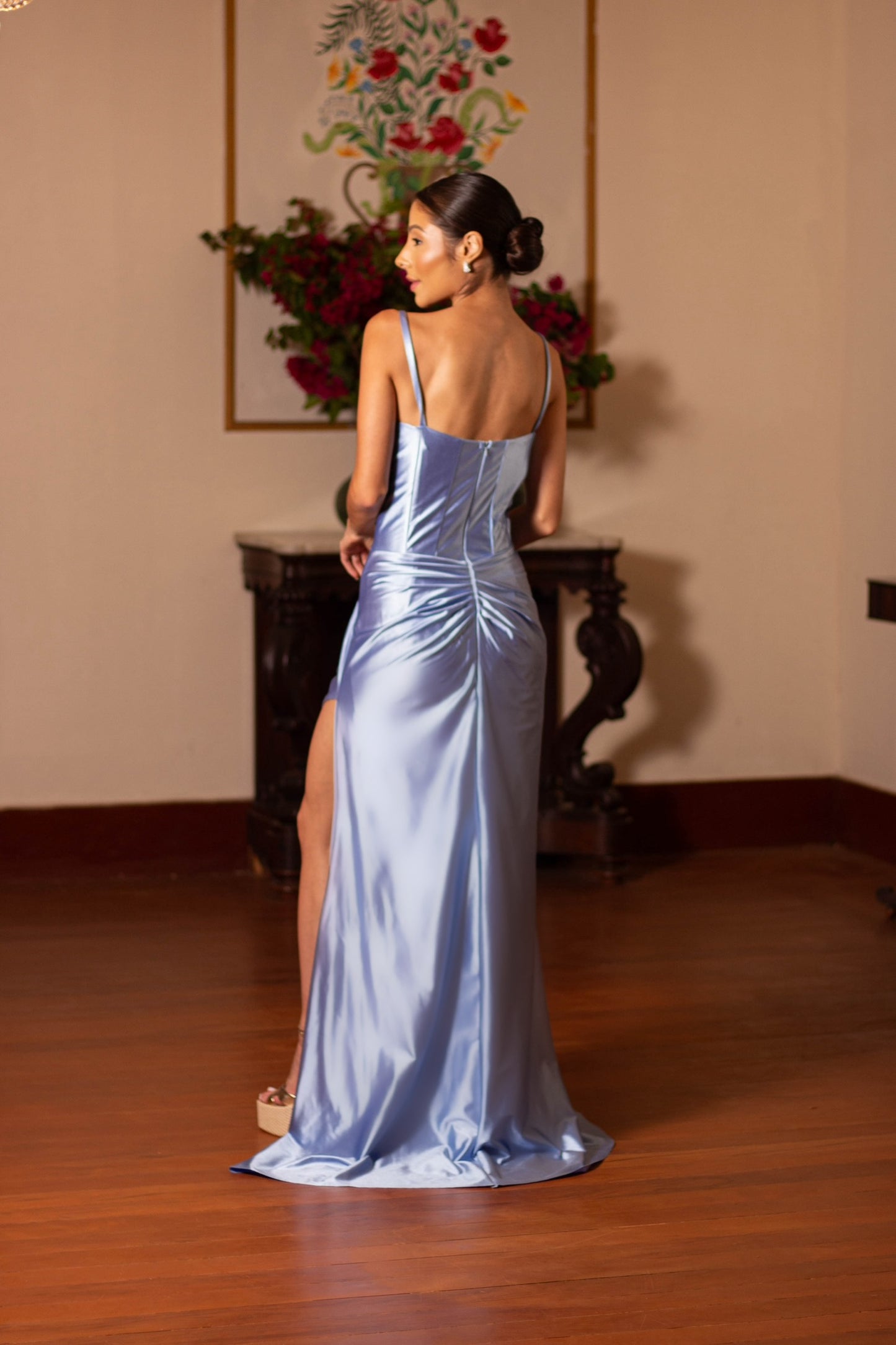 BEAUVAIS DRESS - Serenity Blue