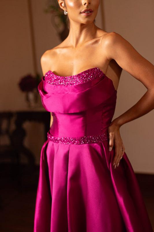 BLOIS DRESS - Hot Pink