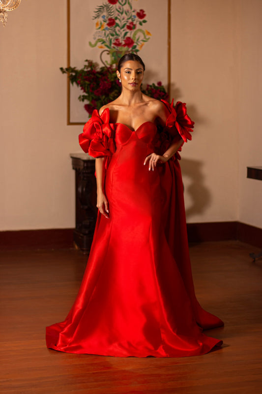 SEVILLA DRESS - Red