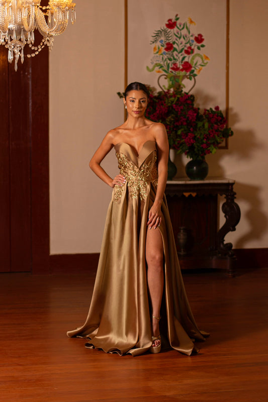 BAYEUX DRESS - Gold