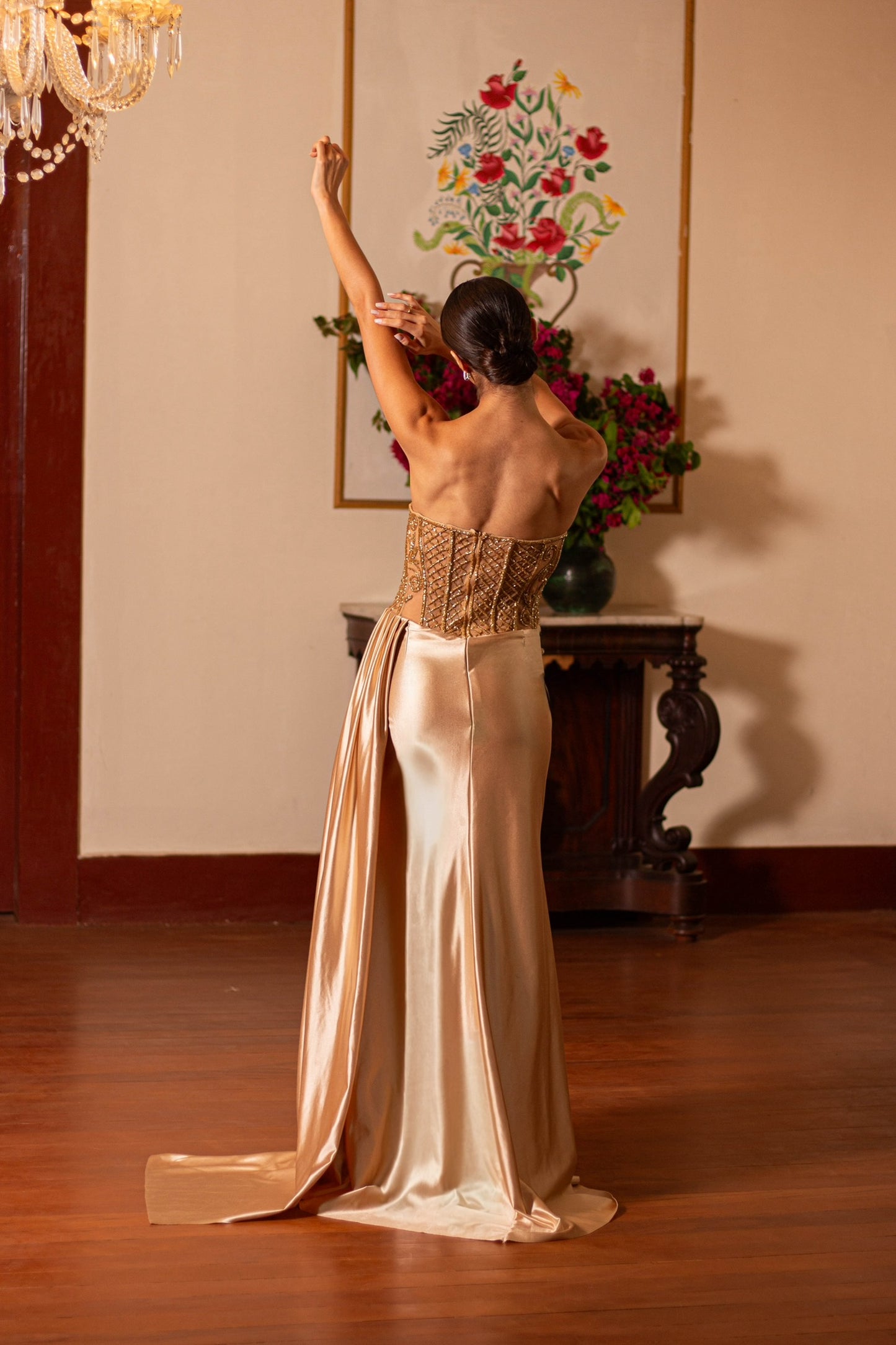 BOURGES DRESS - Gold