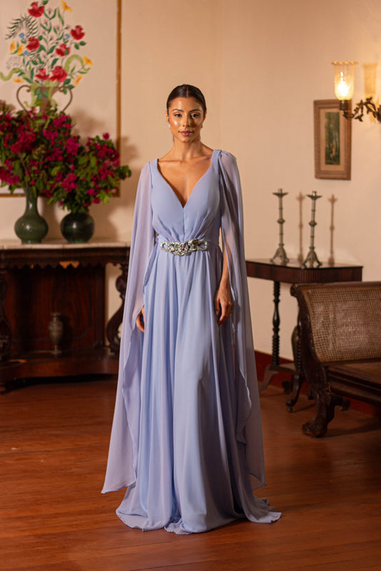 VERSAILLES DRESS - Serenity Blue