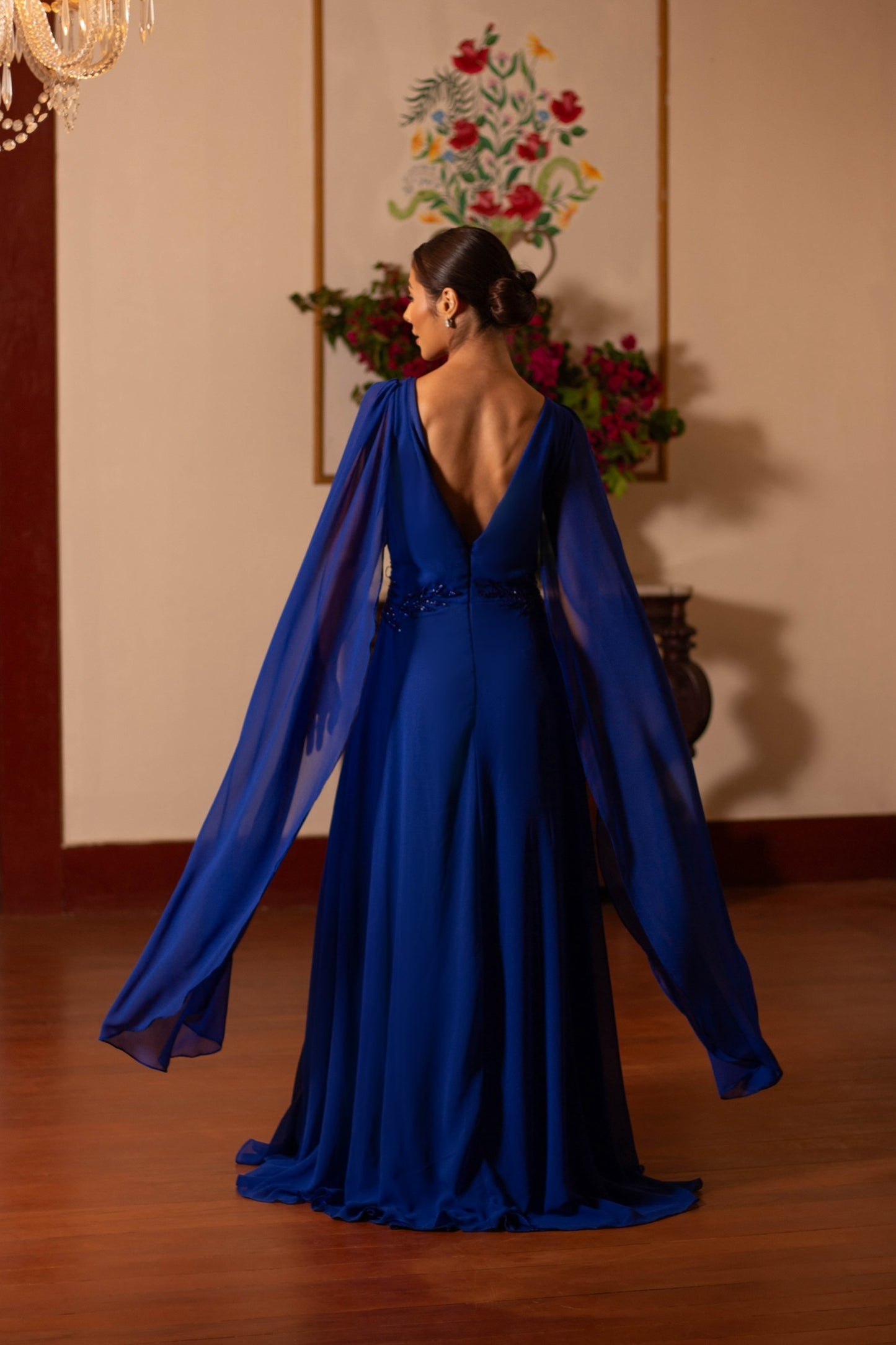 NANTES DRESS - Royal Blue