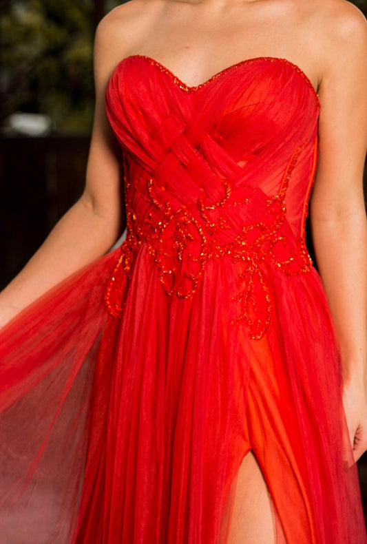 MONACO DRESS - Terracotta