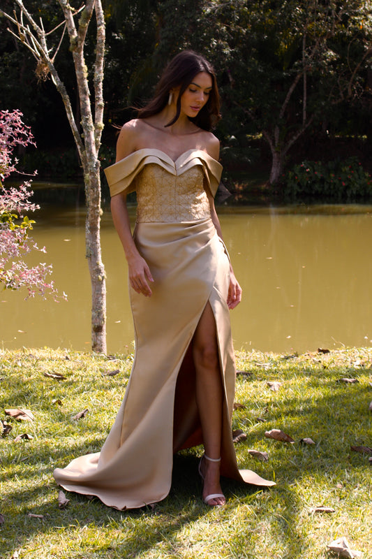 MONTREUIL DRESS - Golden