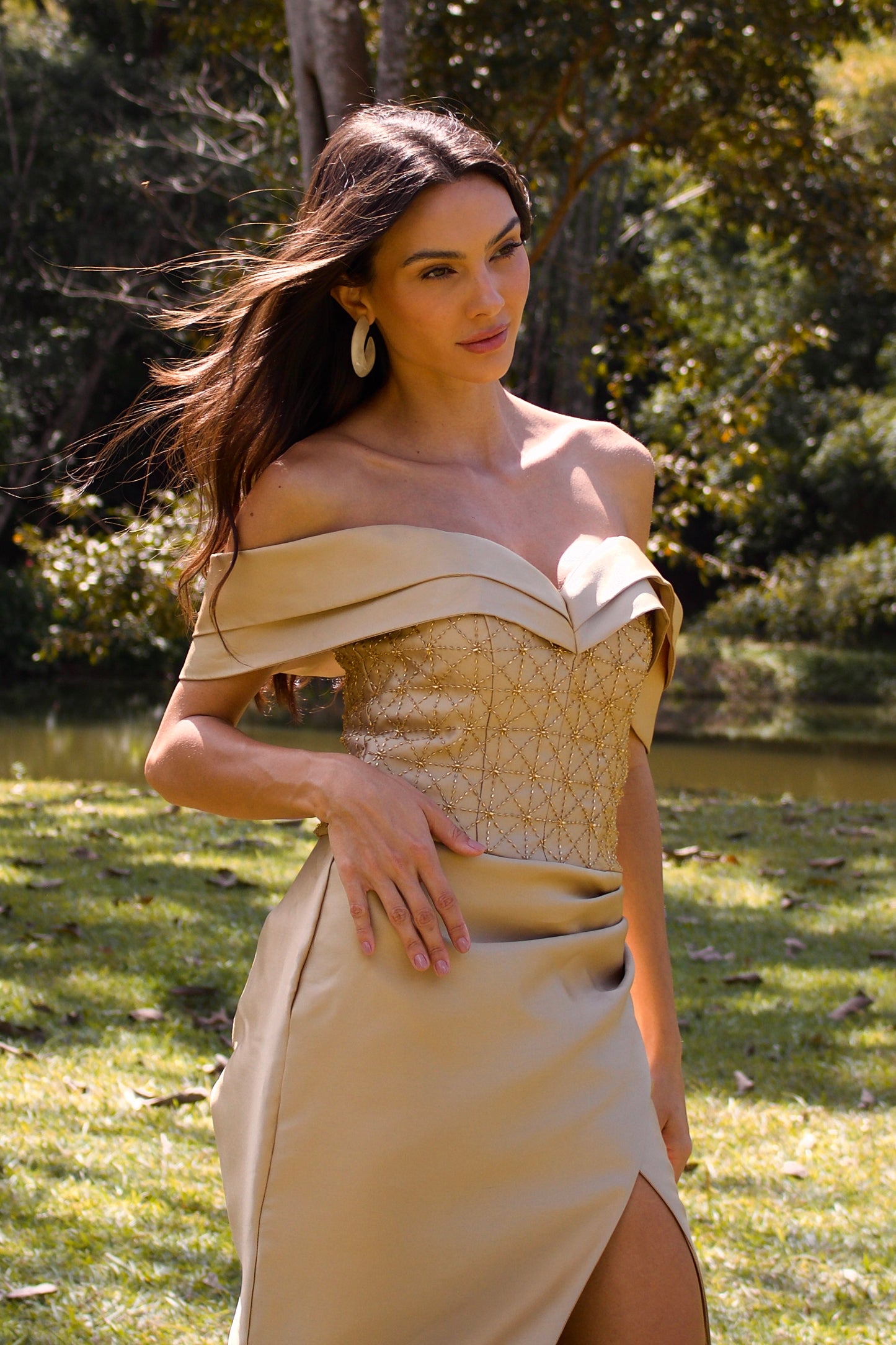 MONTREUIL DRESS - Golden