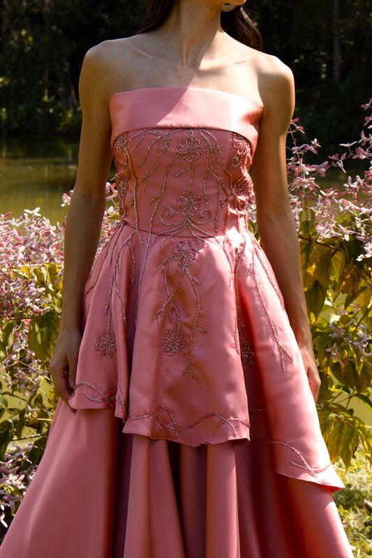 LOURMARIN DRESS - Blush Pink