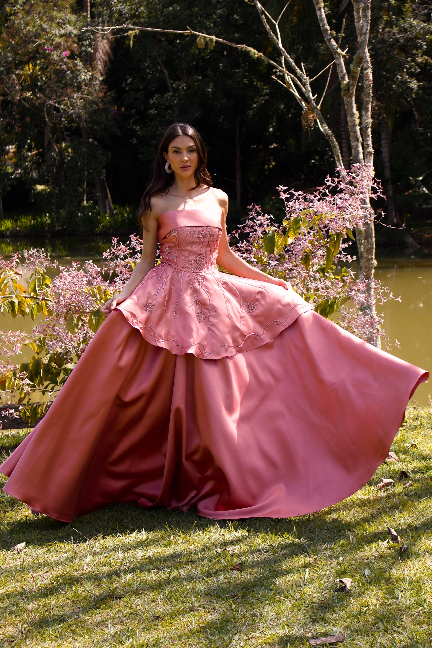 LOURMARIN DRESS - Blush Pink