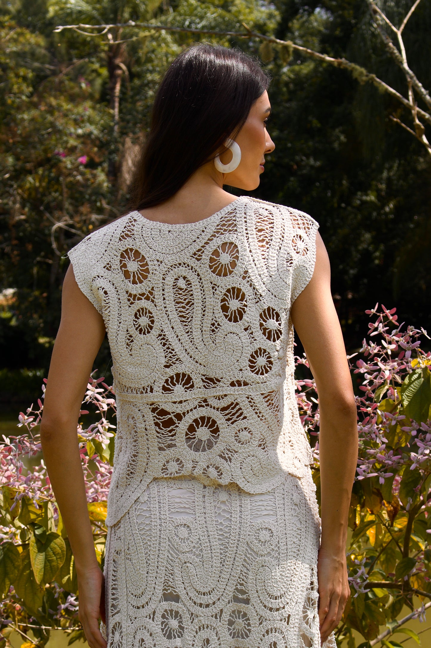PARU CROCHET SHIRT - Off White