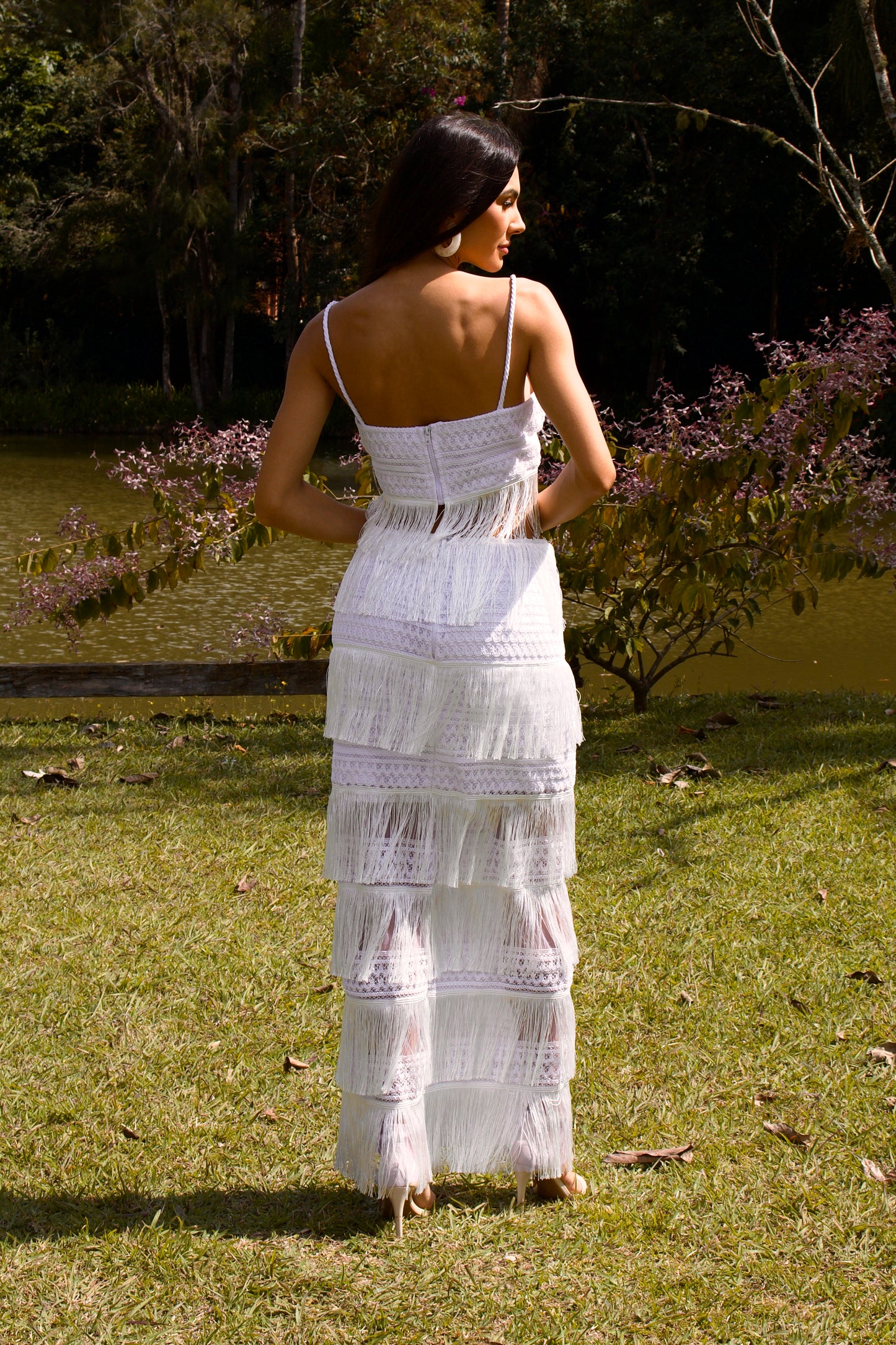 BÚZIOS MAXI SKIRT - White