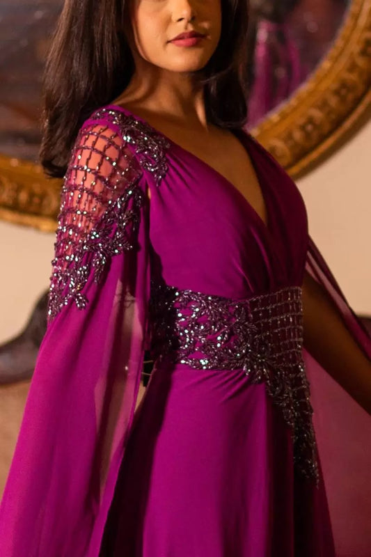 CLERMONT DRESS - Fuchsia