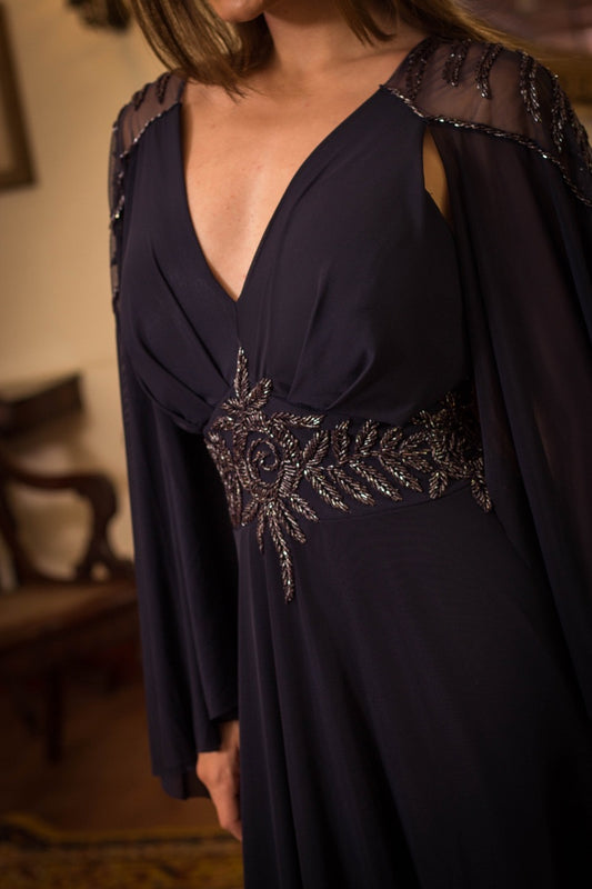 LILLE DRESS - Navy Blue