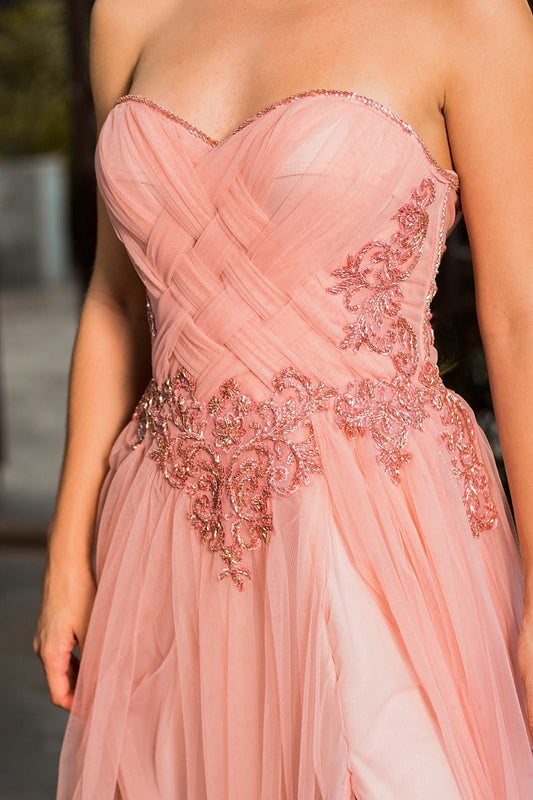 MONACO DRESS - Blush Pink