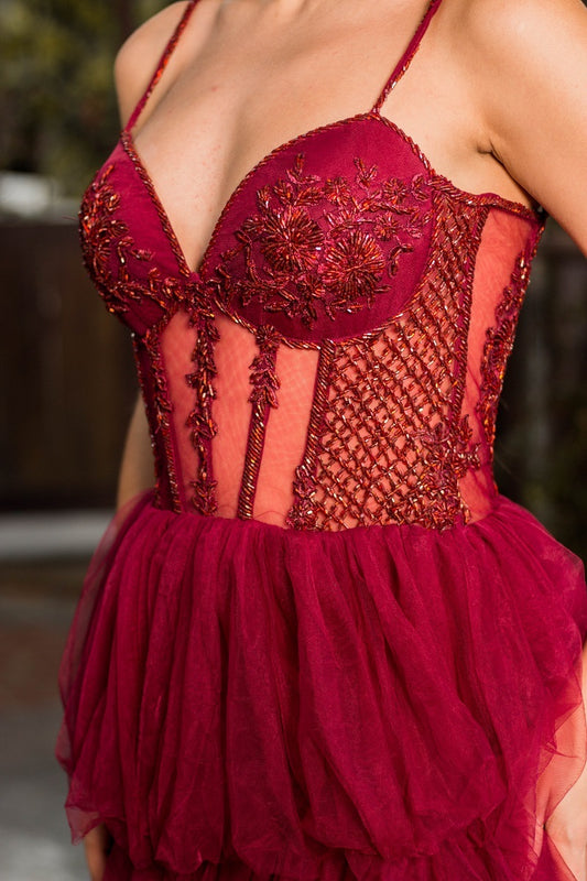 BREST DRESS -  Marsala