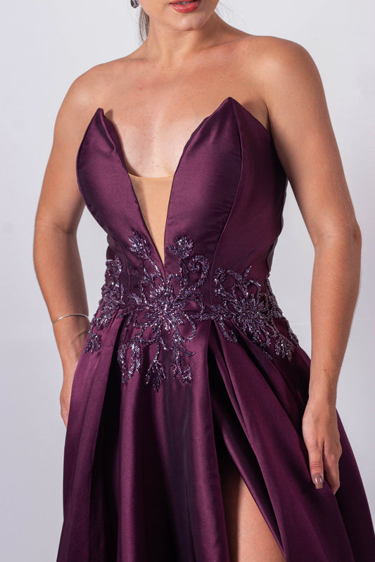 AURILLAC DRESS - Purple