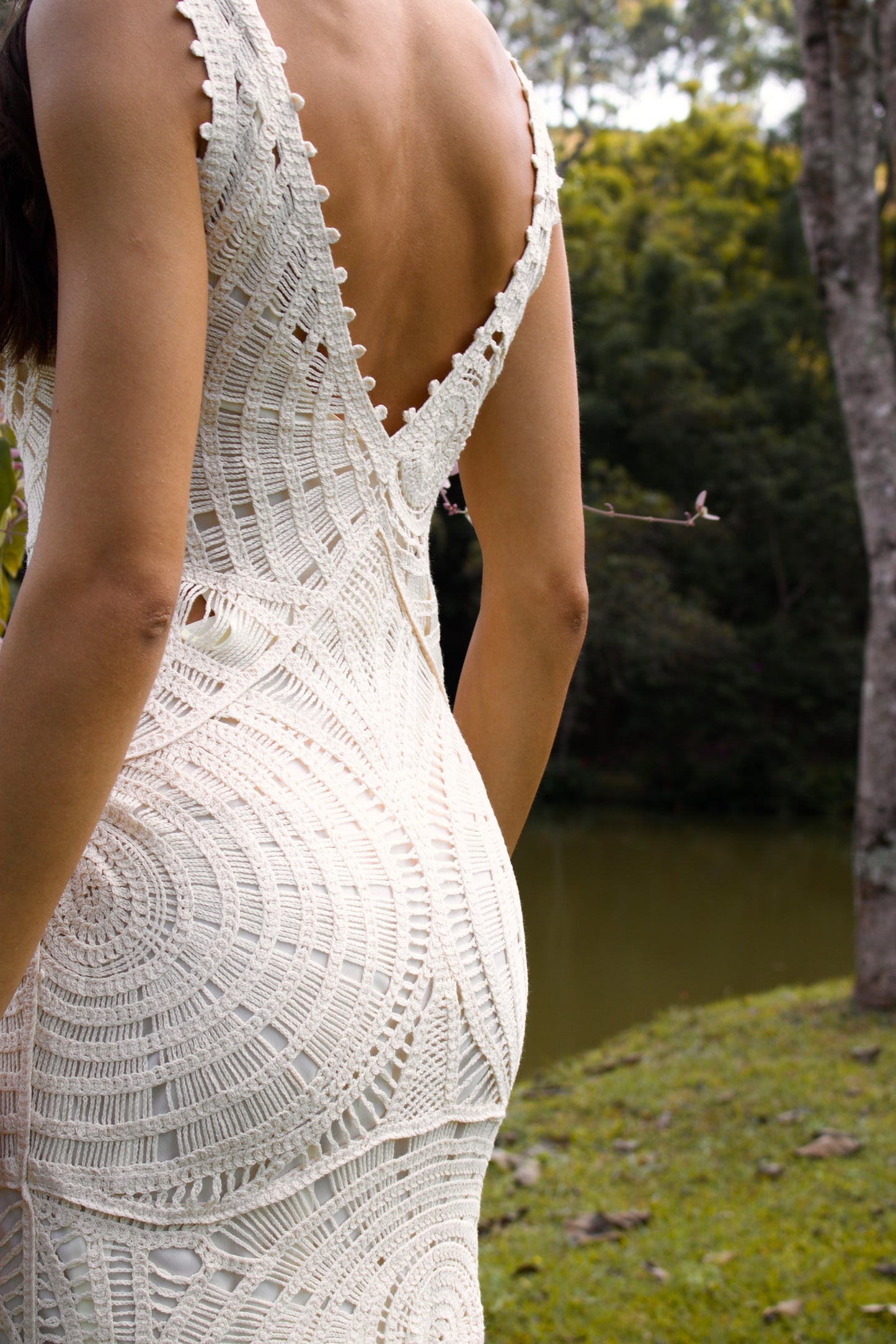 XINGUARA CROCHET MAXI DRESS - Off White