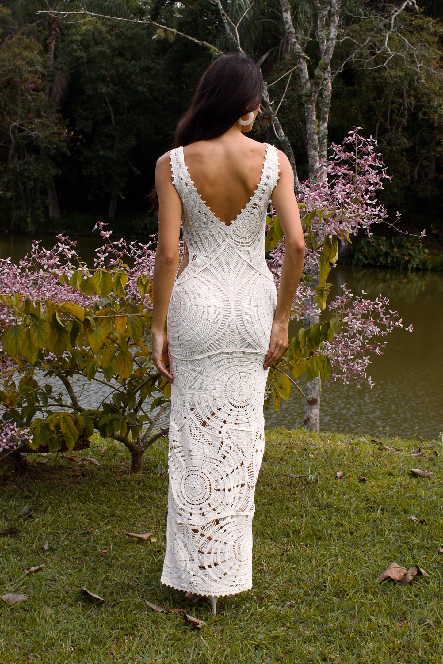 XINGUARA CROCHET MAXI DRESS - Off White
