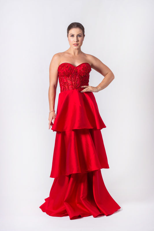 ÉVIAN DRESS - Red