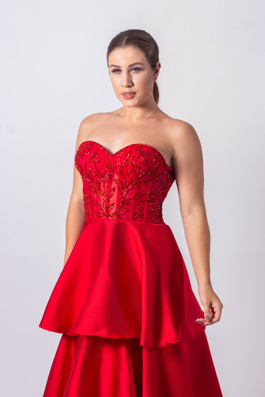 ÉVIAN DRESS - Red