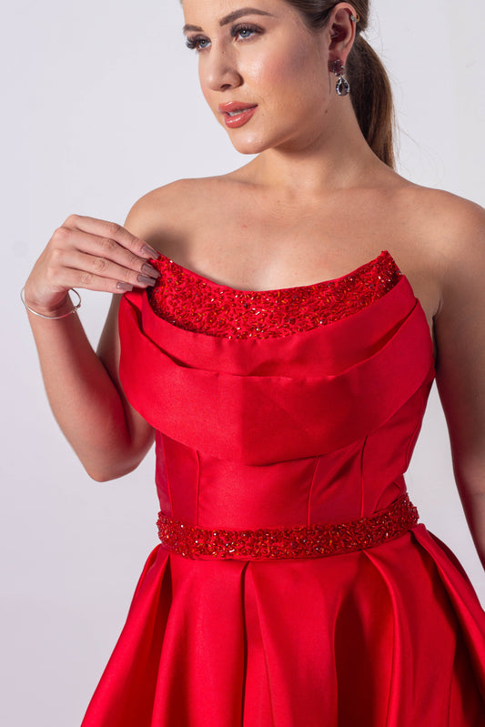 BLOIS DRESS - Red