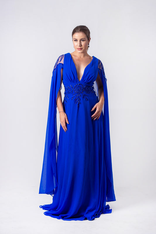 ROUEN DRESS - Royal Blue
