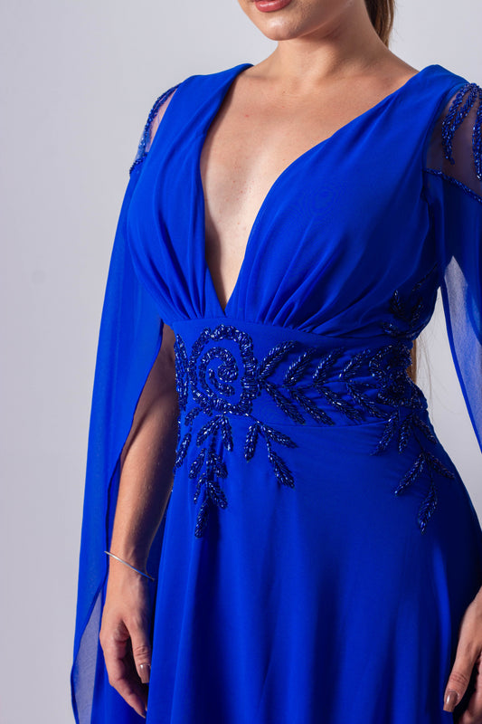 ROUEN DRESS - Royal Blue