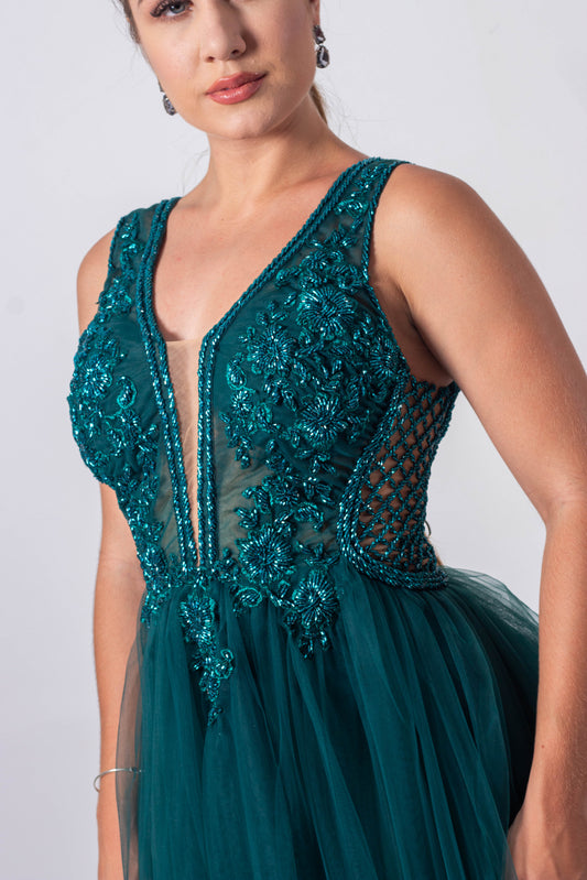 CHAMBÉRY DRESS - Emerald Green