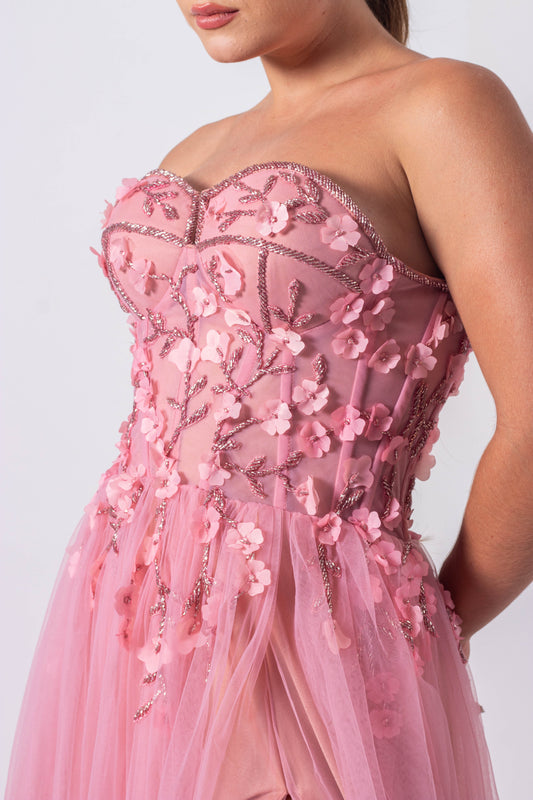 BELFORT DRESS - Blush Pink