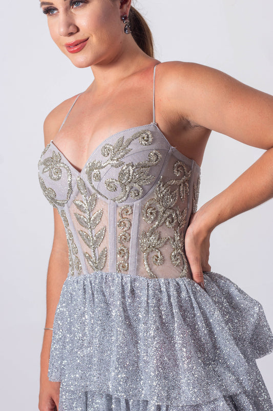 GRENOBLE DRESS - Silver